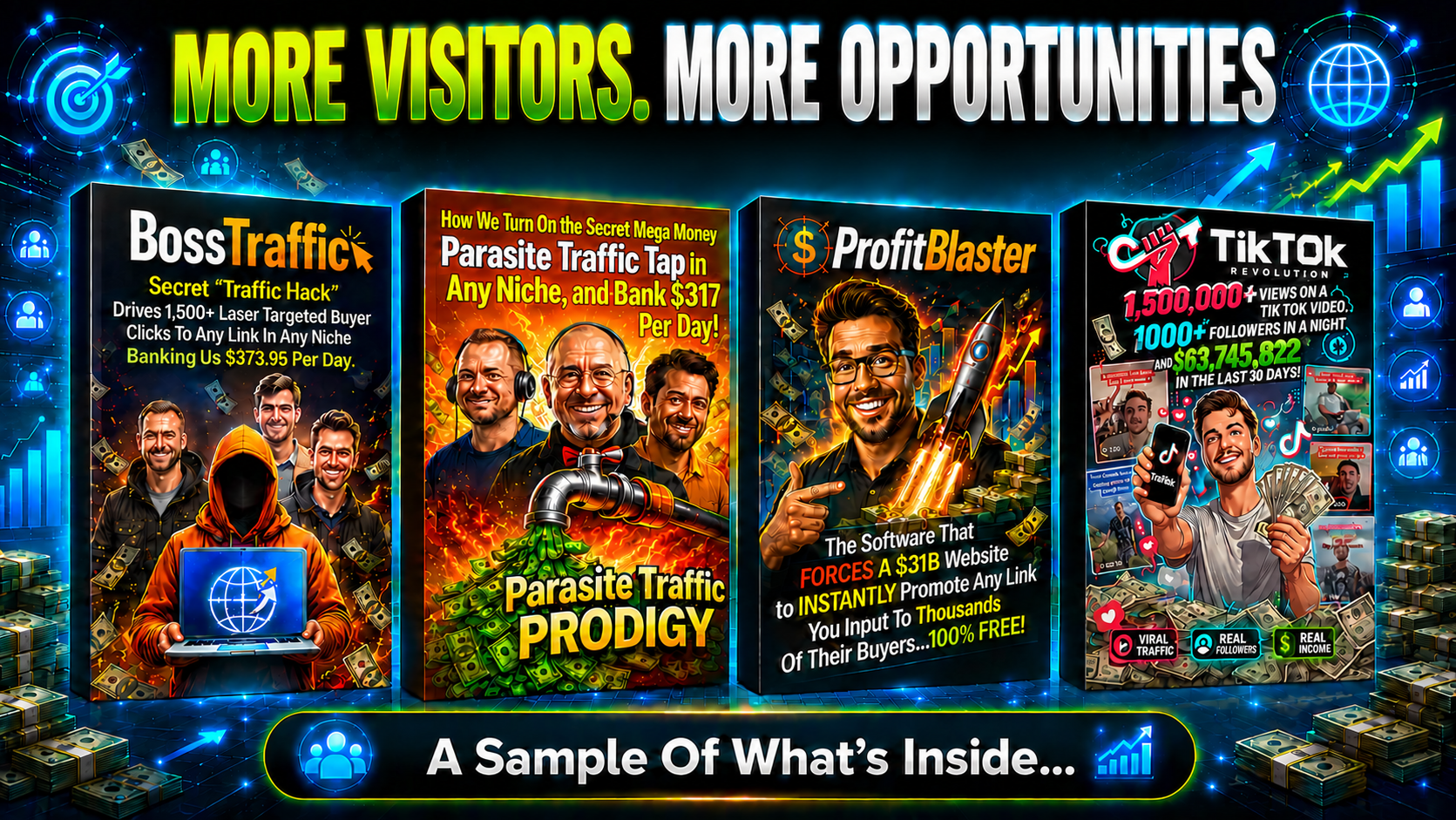 The Traffic Generation Vault — a sample of what’s inside